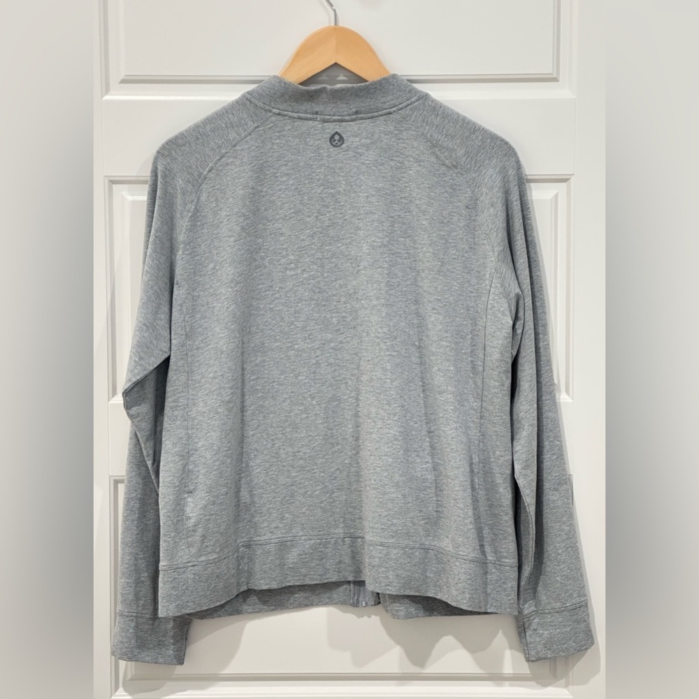 Tasc Performance Zip-Up Sweatshirt – Size XL – Heather Gray - Picture 3 of 5